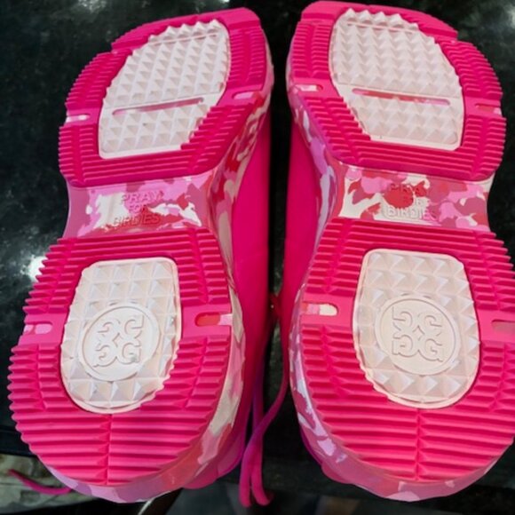 New G/FORE MG4+ CAMO GOLF SHOE G4LA23EF26 - KNOCKOUT PINK US SIZE 7 - Picture 4 of 5
